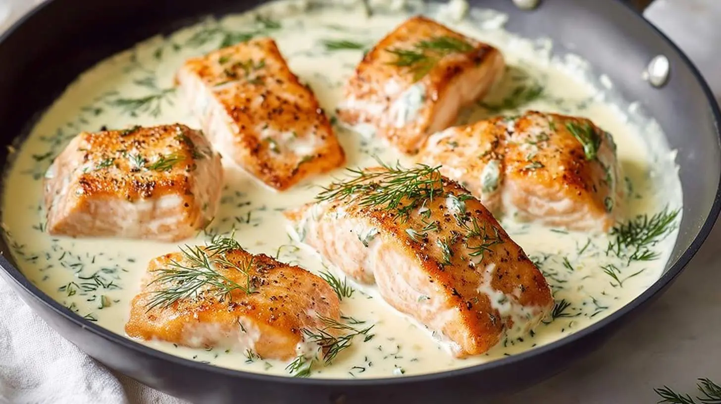 creamy dill salmon