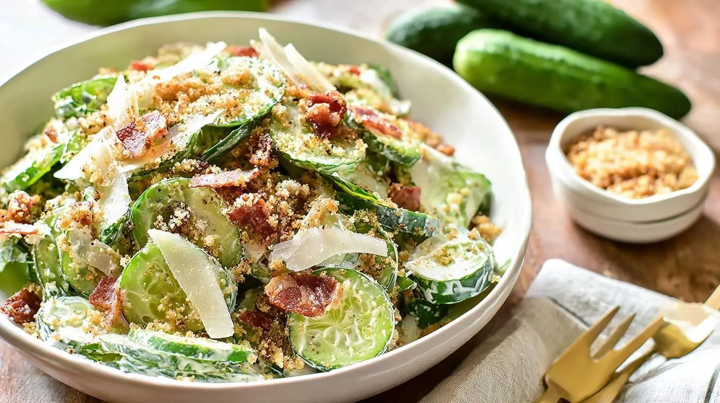 cucumber caesar salad