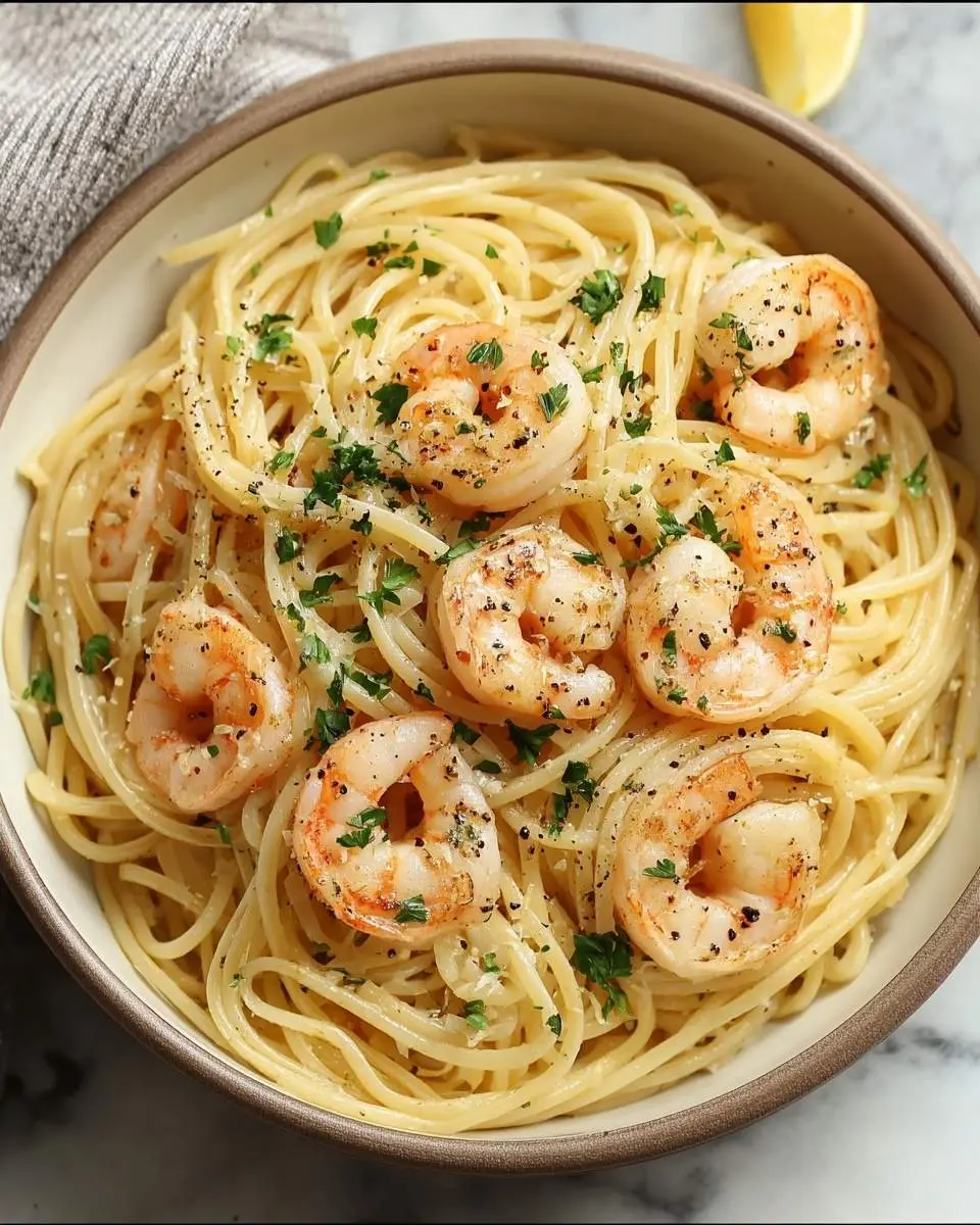 garlic butter shrimp pasta recipe 1