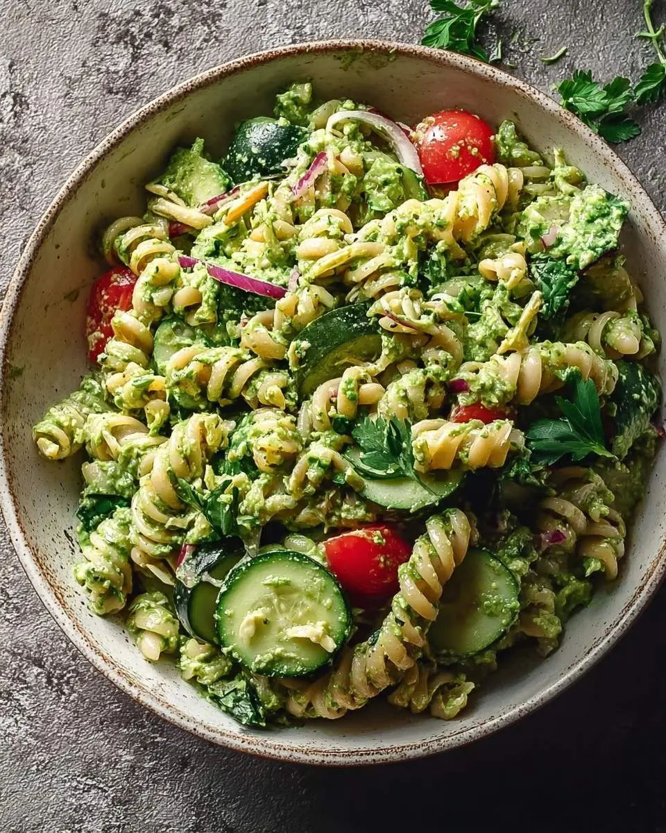 Green Goddess Pasta Salad 25 green goddess pasta salad