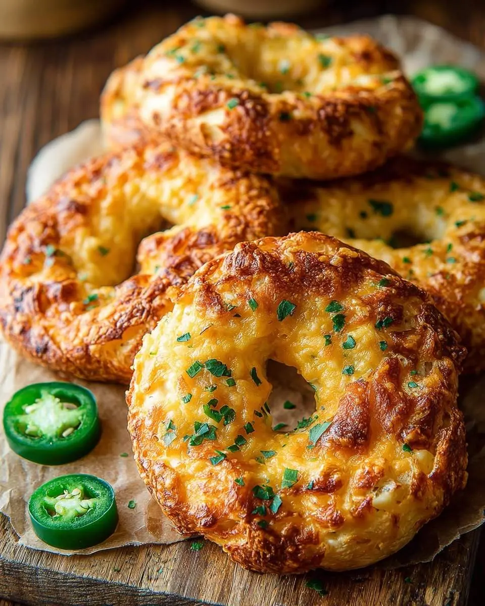 jalapeyo cheddar bagels