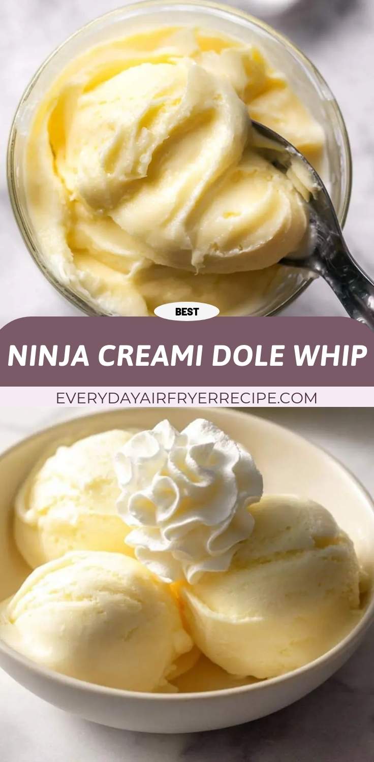 ninja creami dole whip pinterest