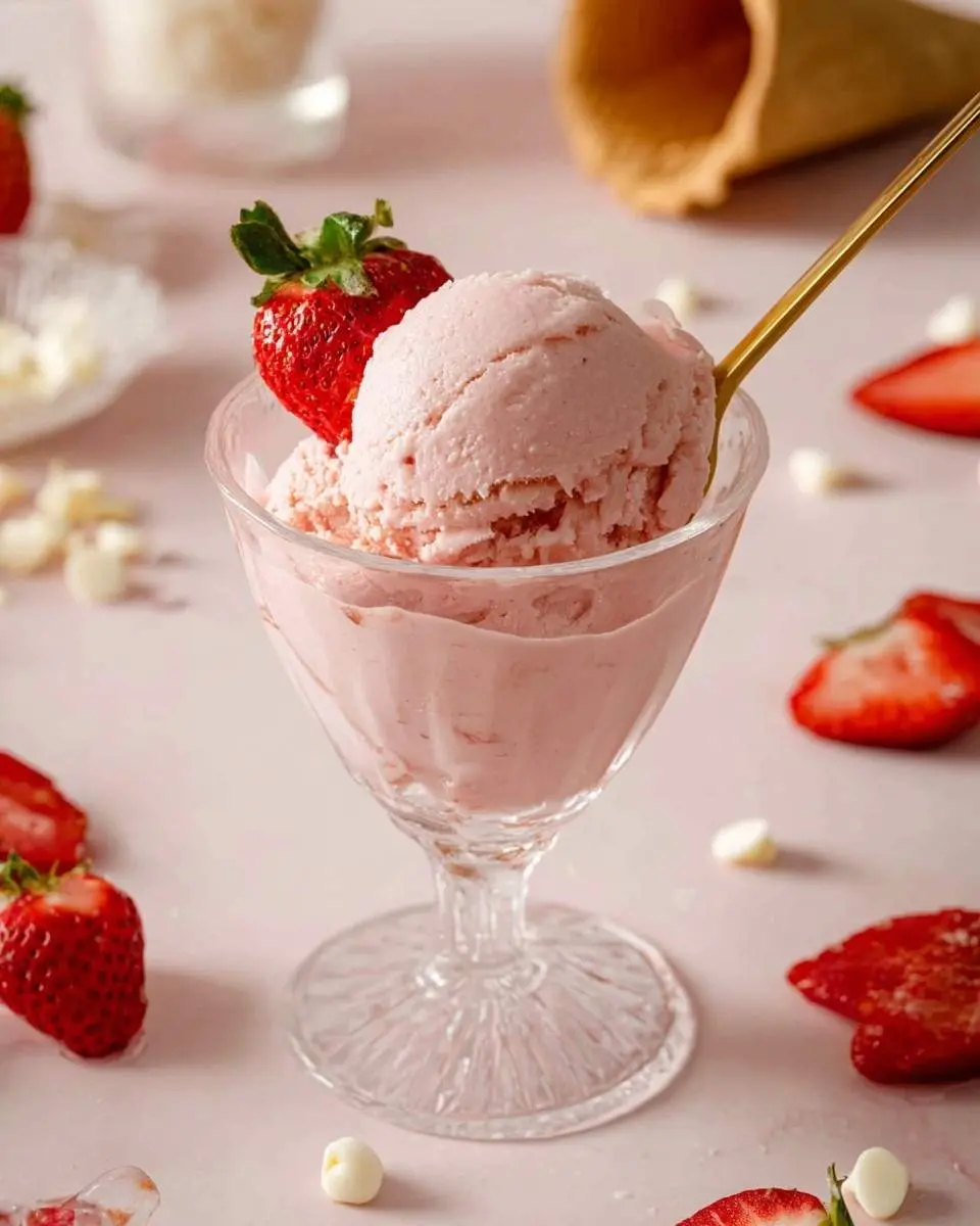 Ninja Creami Strawberry Ice Cream