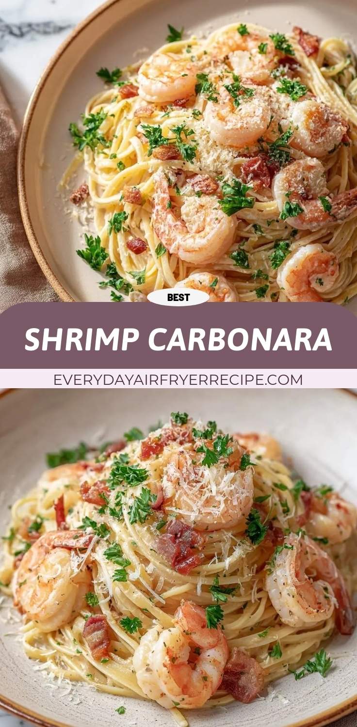 shrimp carbonara pinterest