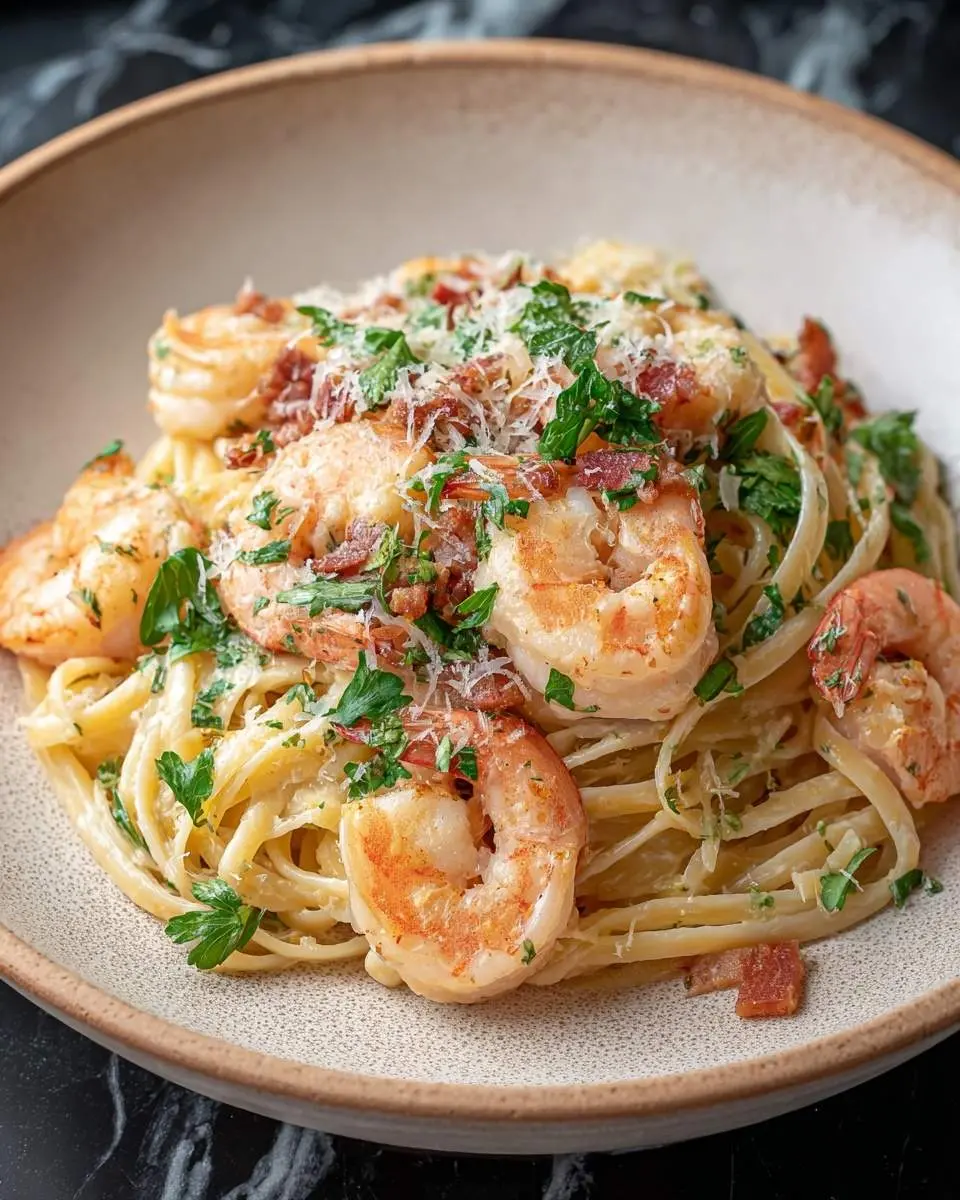 shrimp carbonara recipe 1