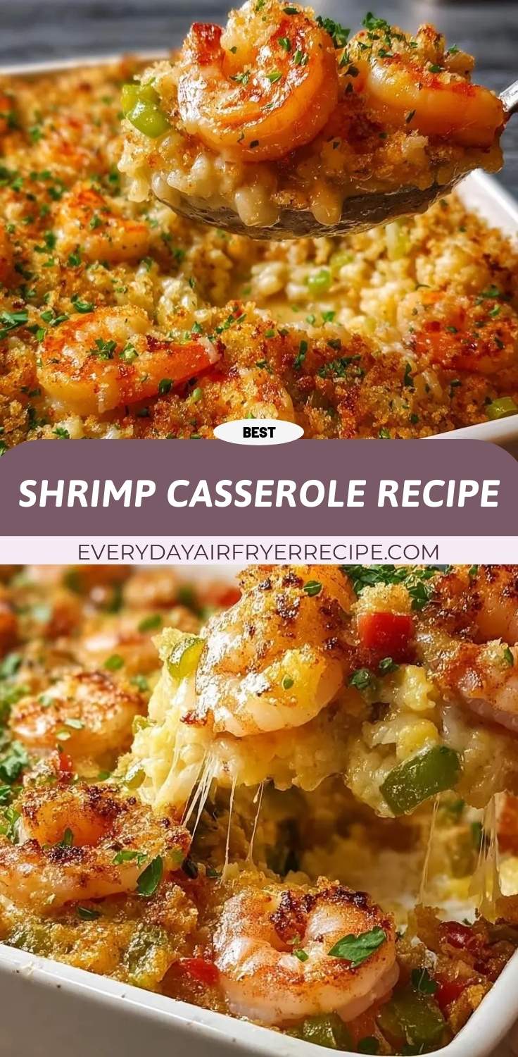 shrimp casserole recipe pinterest
