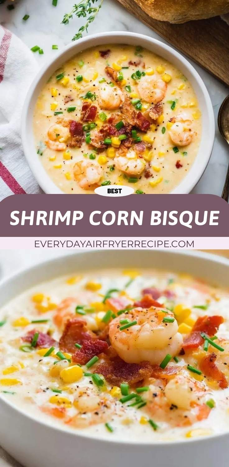 shrimp corn bisque pinterest