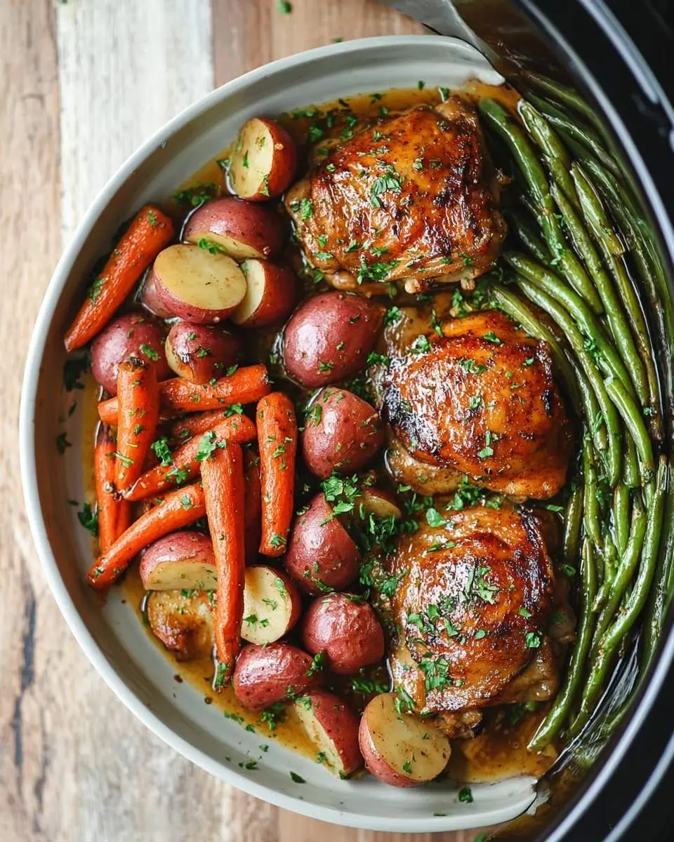 Effortless Healthy Crockpot Dinners: 15 Recipes to Try Tonight 30 Slow Cooker Honey garlic chicken and veggies