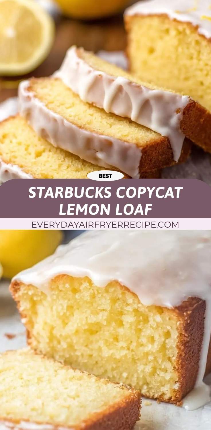 starbucks copycat lemon loaf pinterest