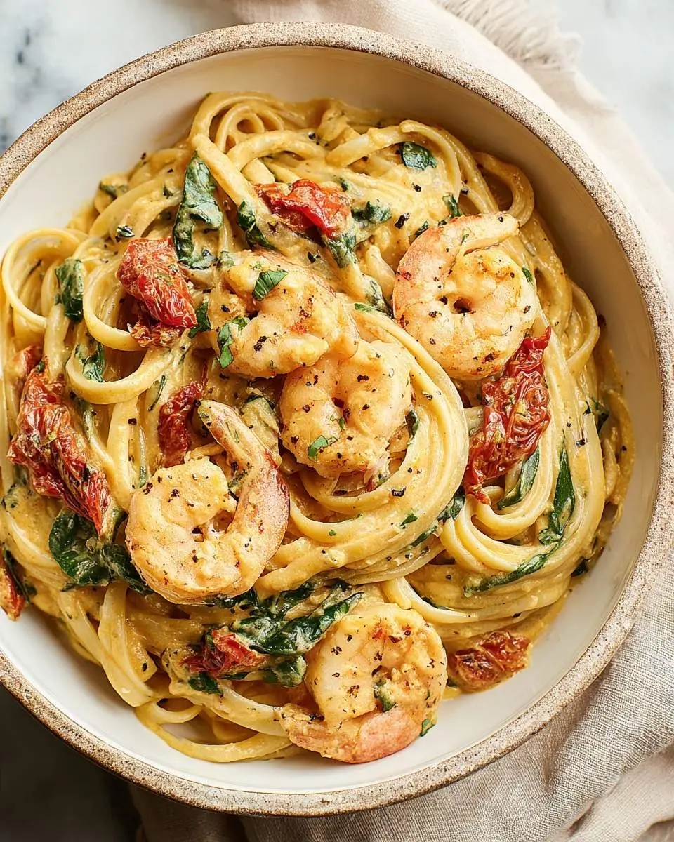 tuscan shrimp linguine