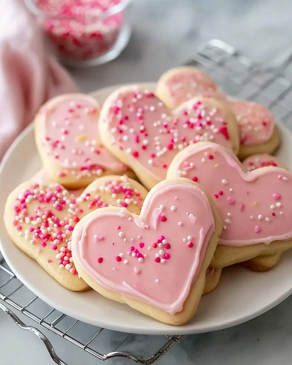 valentine sugar cookies