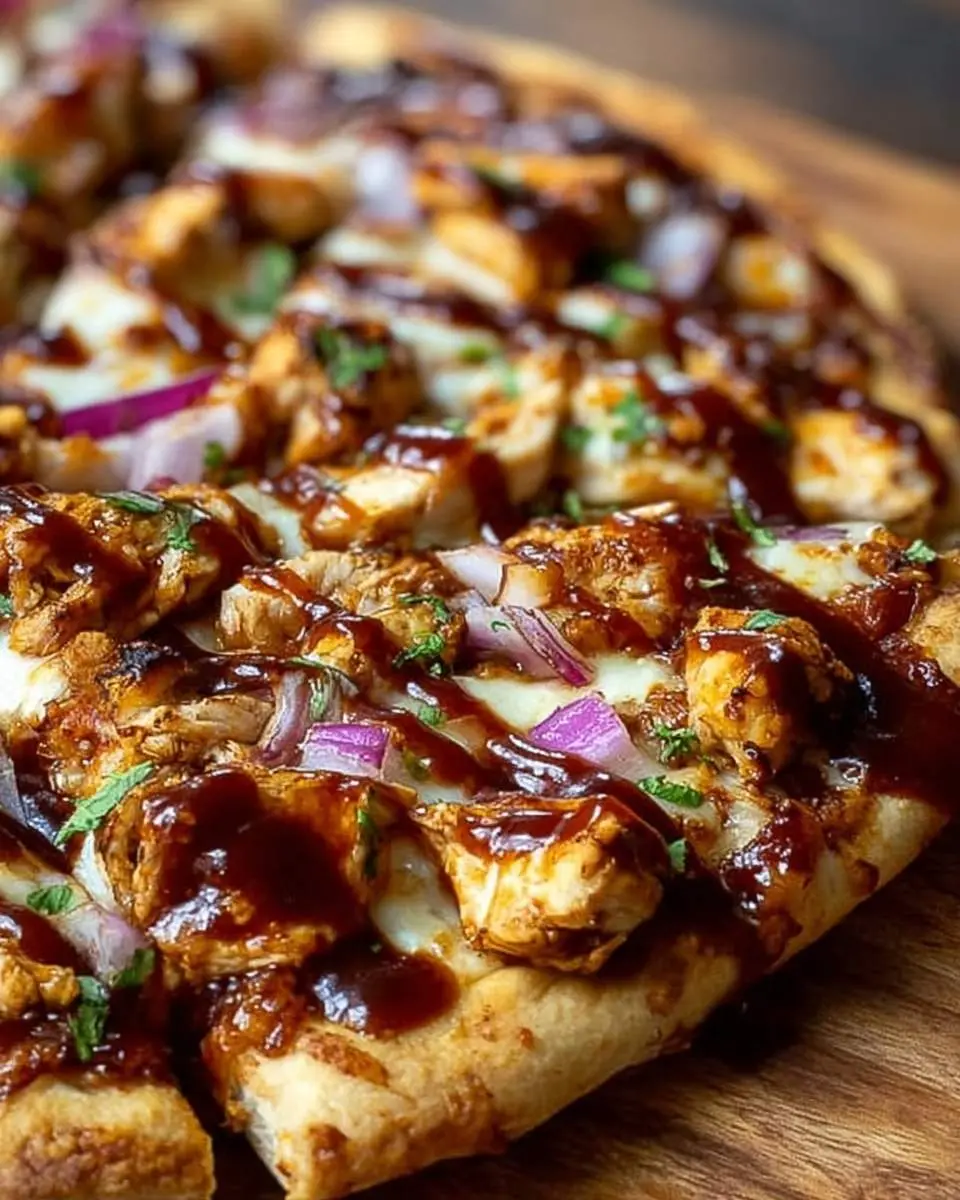 air fryer bbq chicken pizza