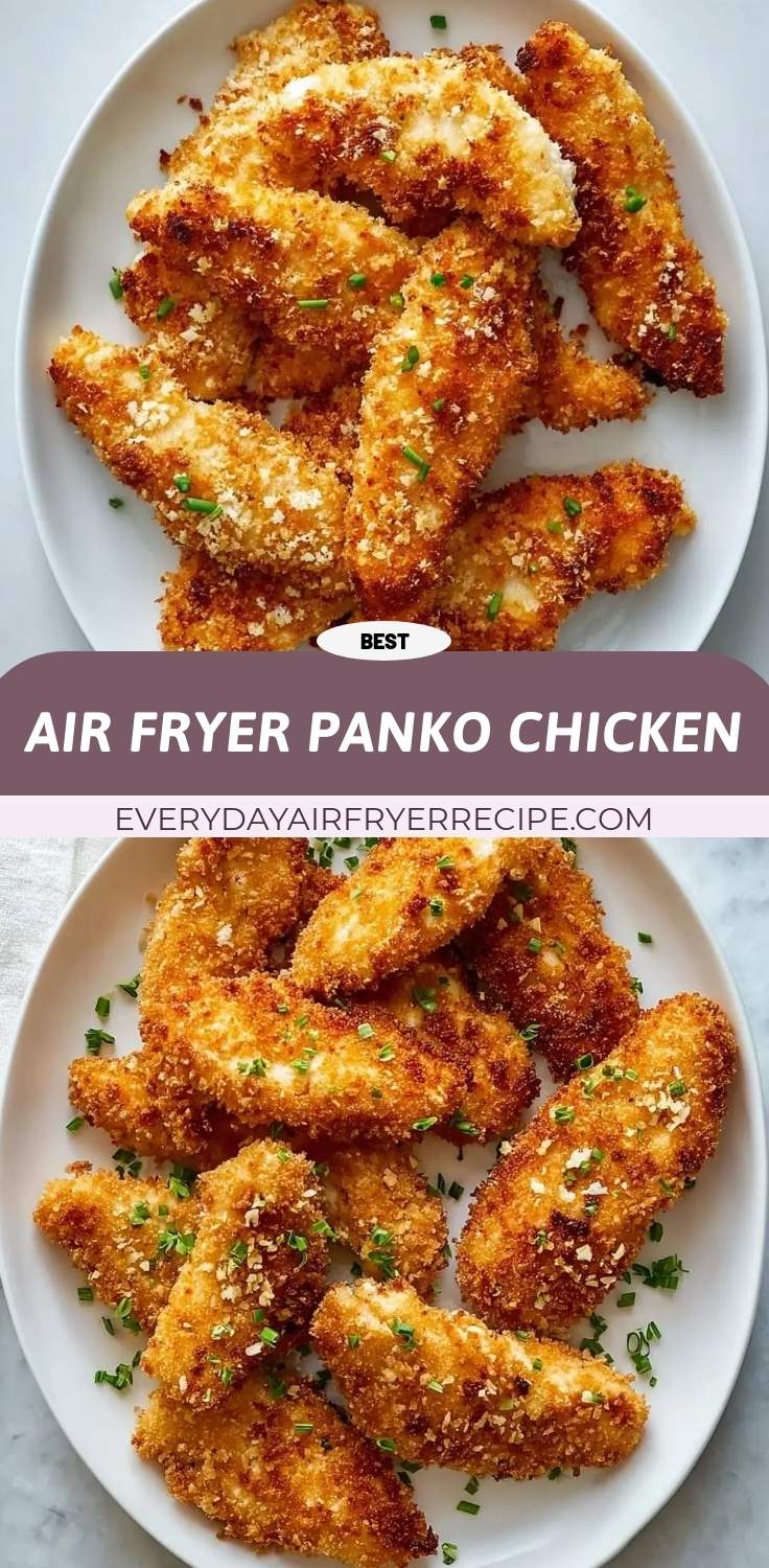 air fryer panko chicken pinterest