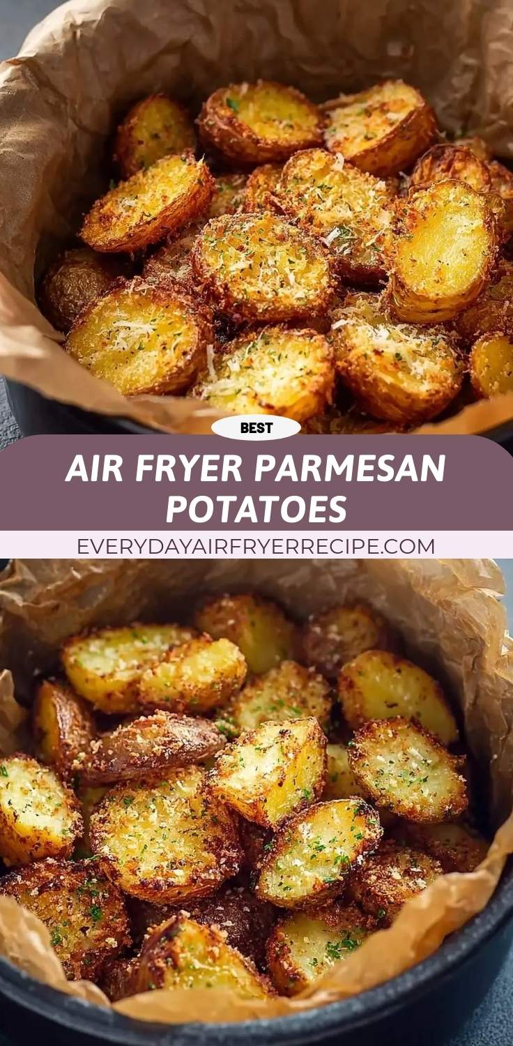 air fryer parmesan potatoes pinterest