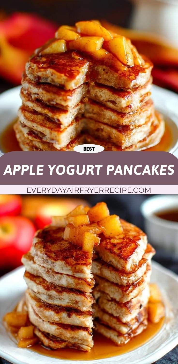 apple yogurt pancakes pinterest