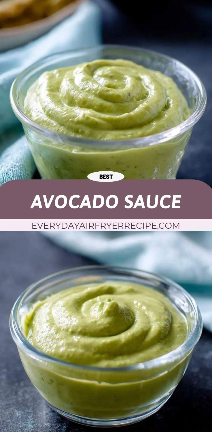 avocado sauce pinterest