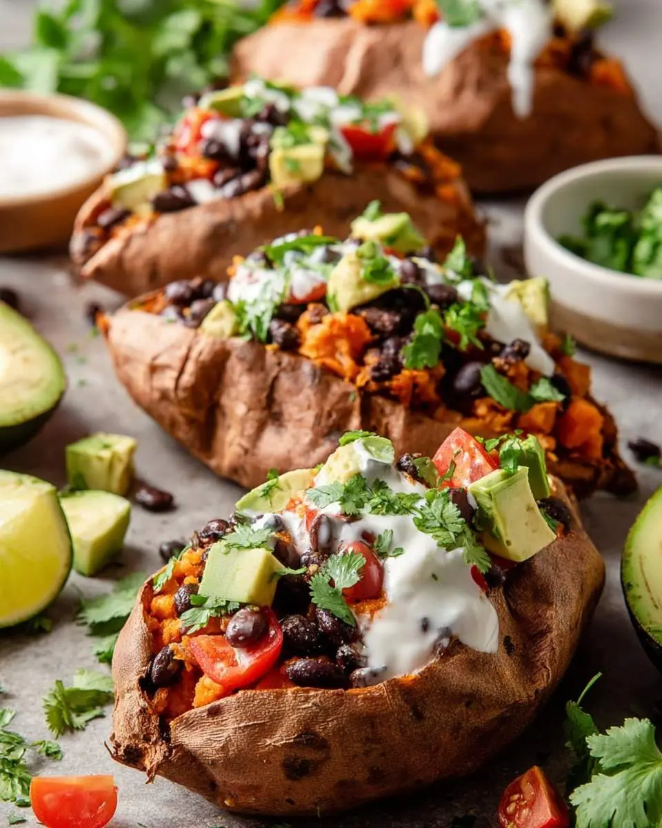 black bean stuffed sweet potatoes recipe 1