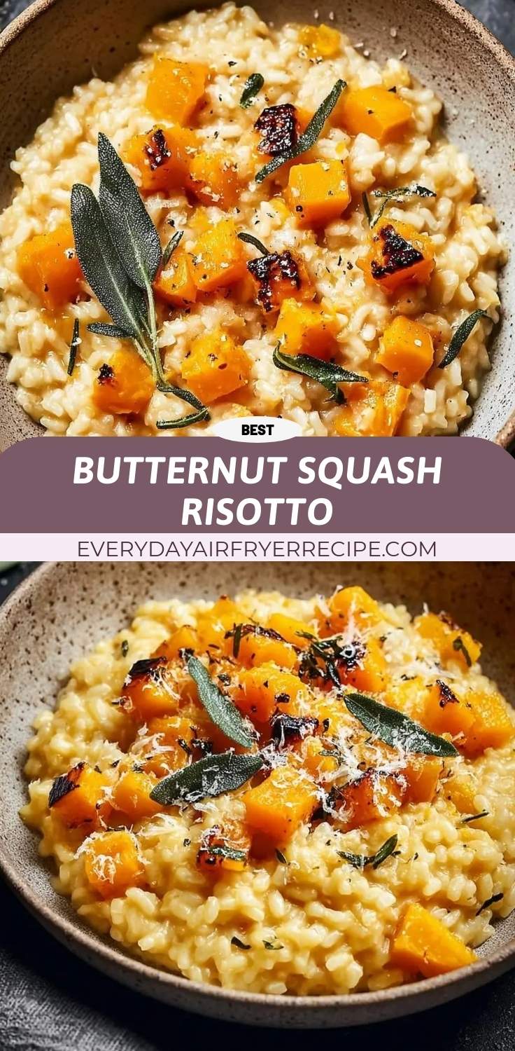 butternut squash risotto pinterest