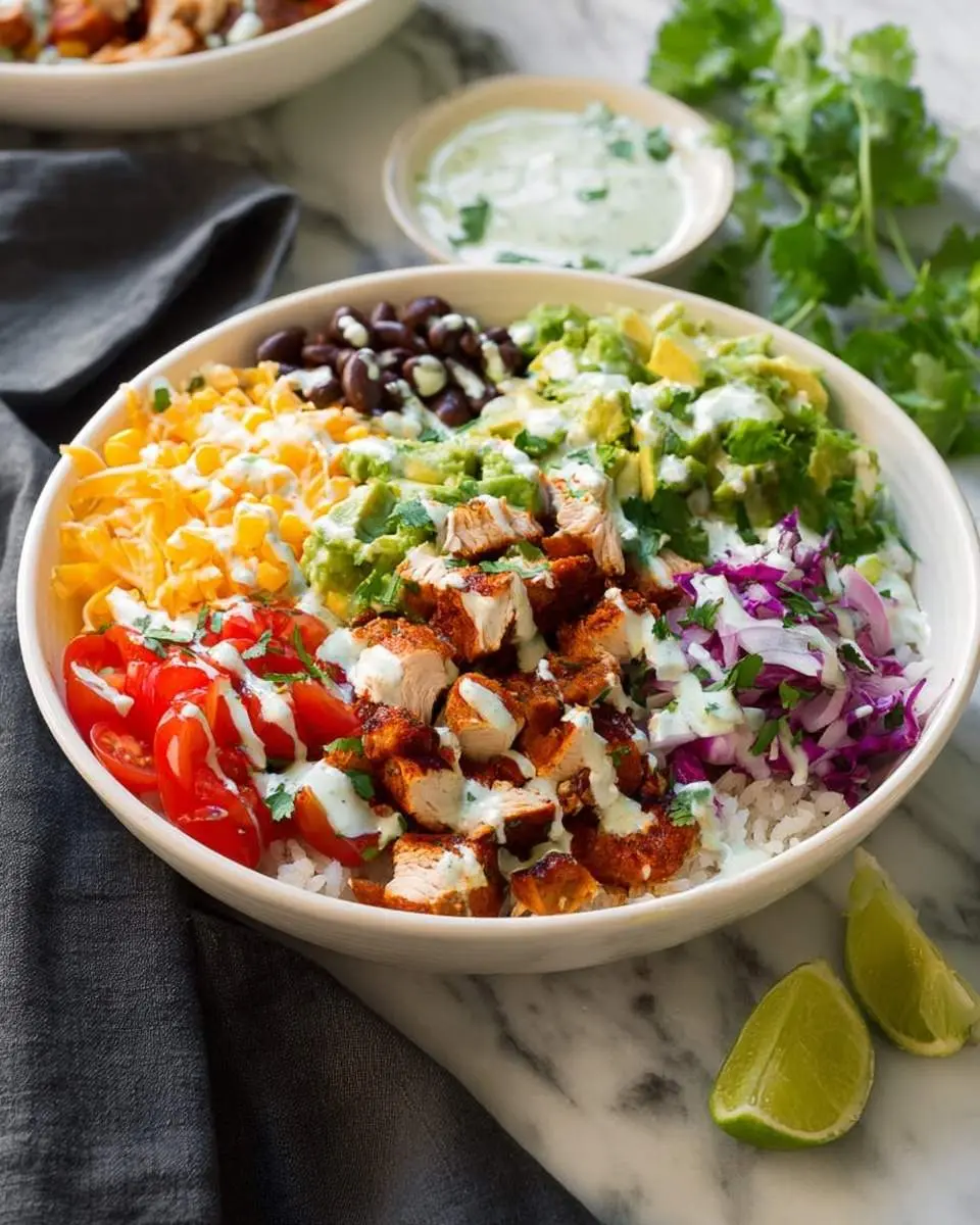 chicken burrito bowl recipe