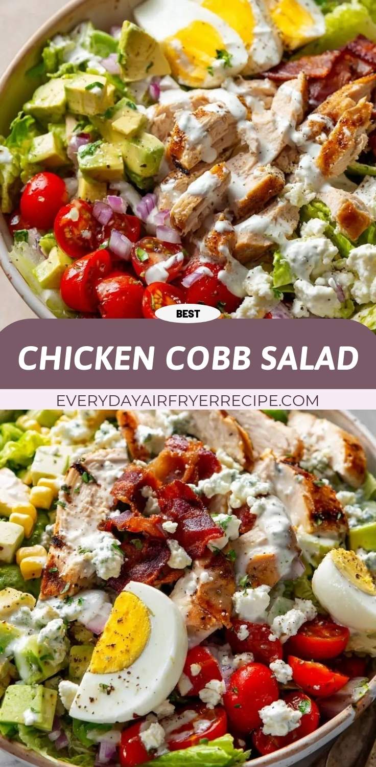 chicken cobb salad pinterest