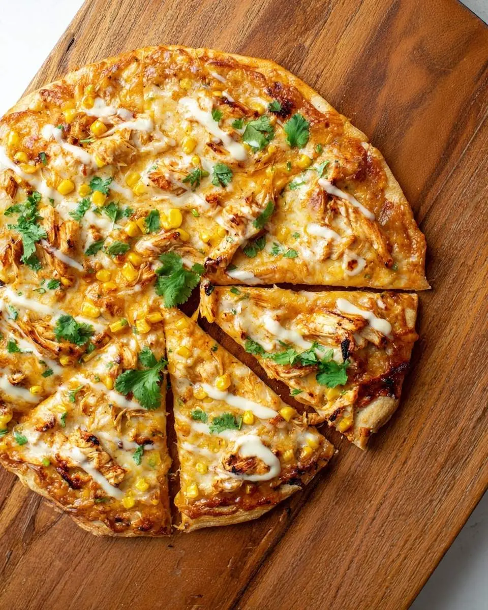 chicken enchilada pizza recipe 1