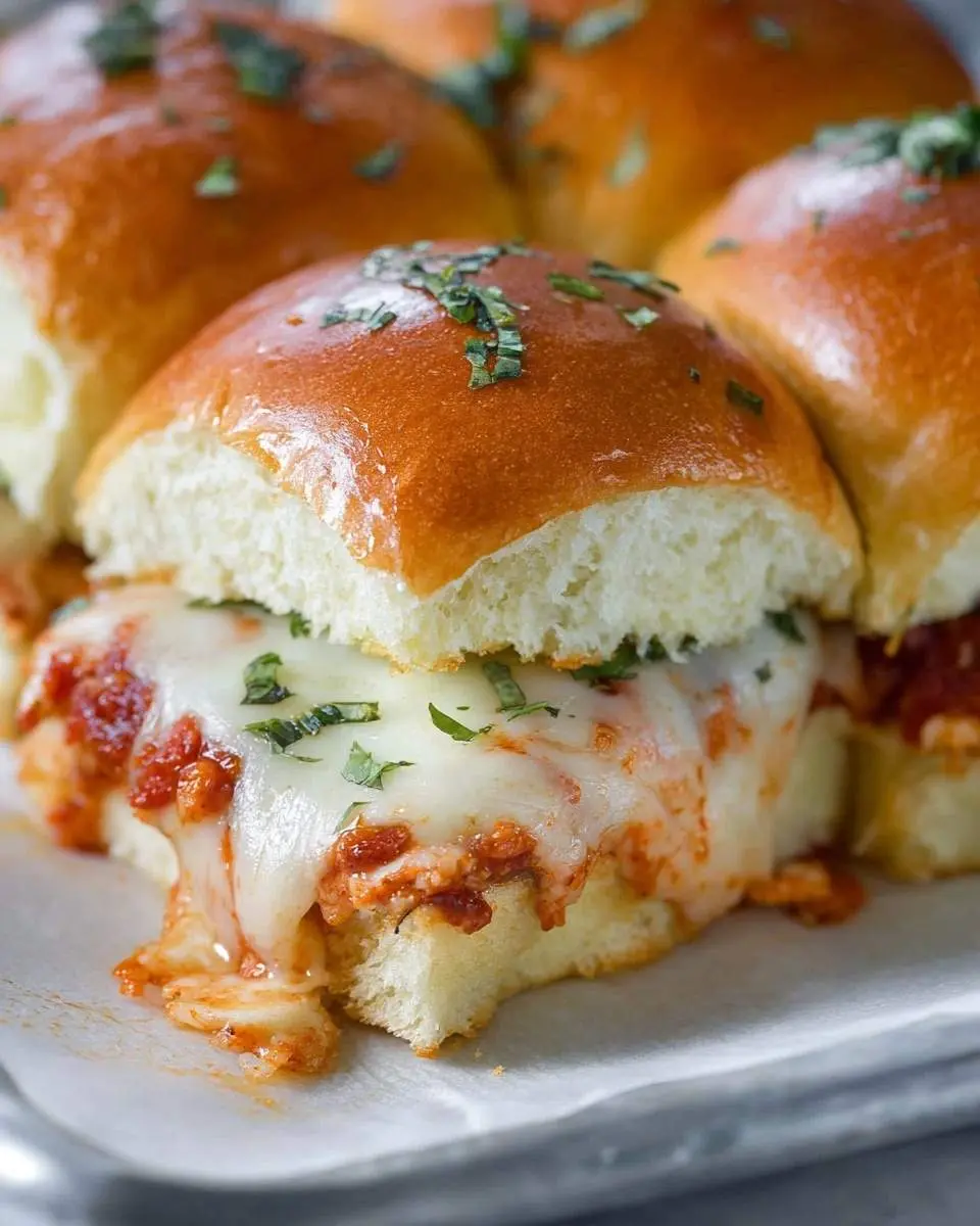 chicken parmesan sliders recipe