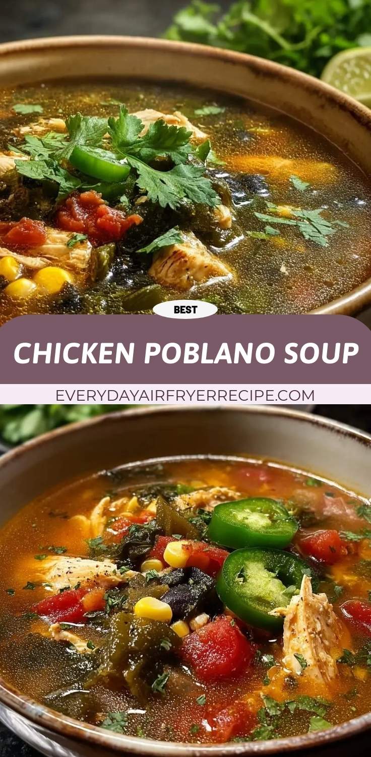 Chicken Poblano Soup 29 chicken poblano soup pinterest