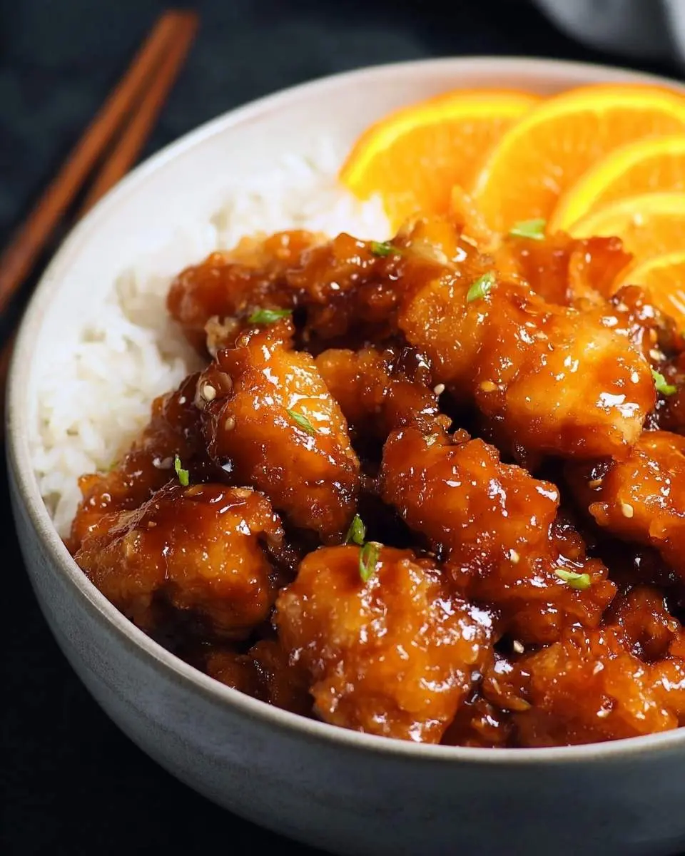 chinese orange chicken recipe