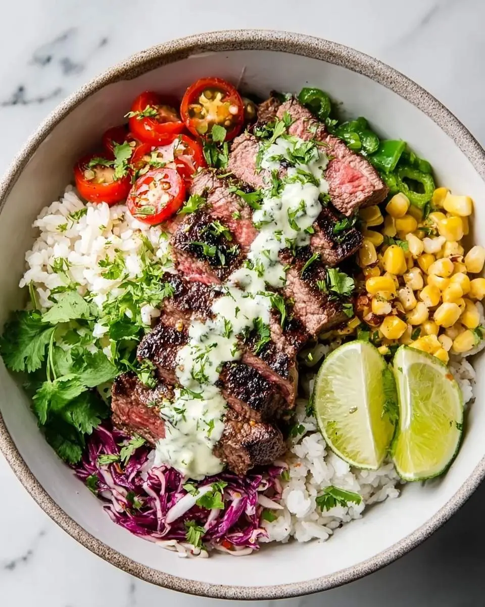 cilantro lime steak bowls recipe 1