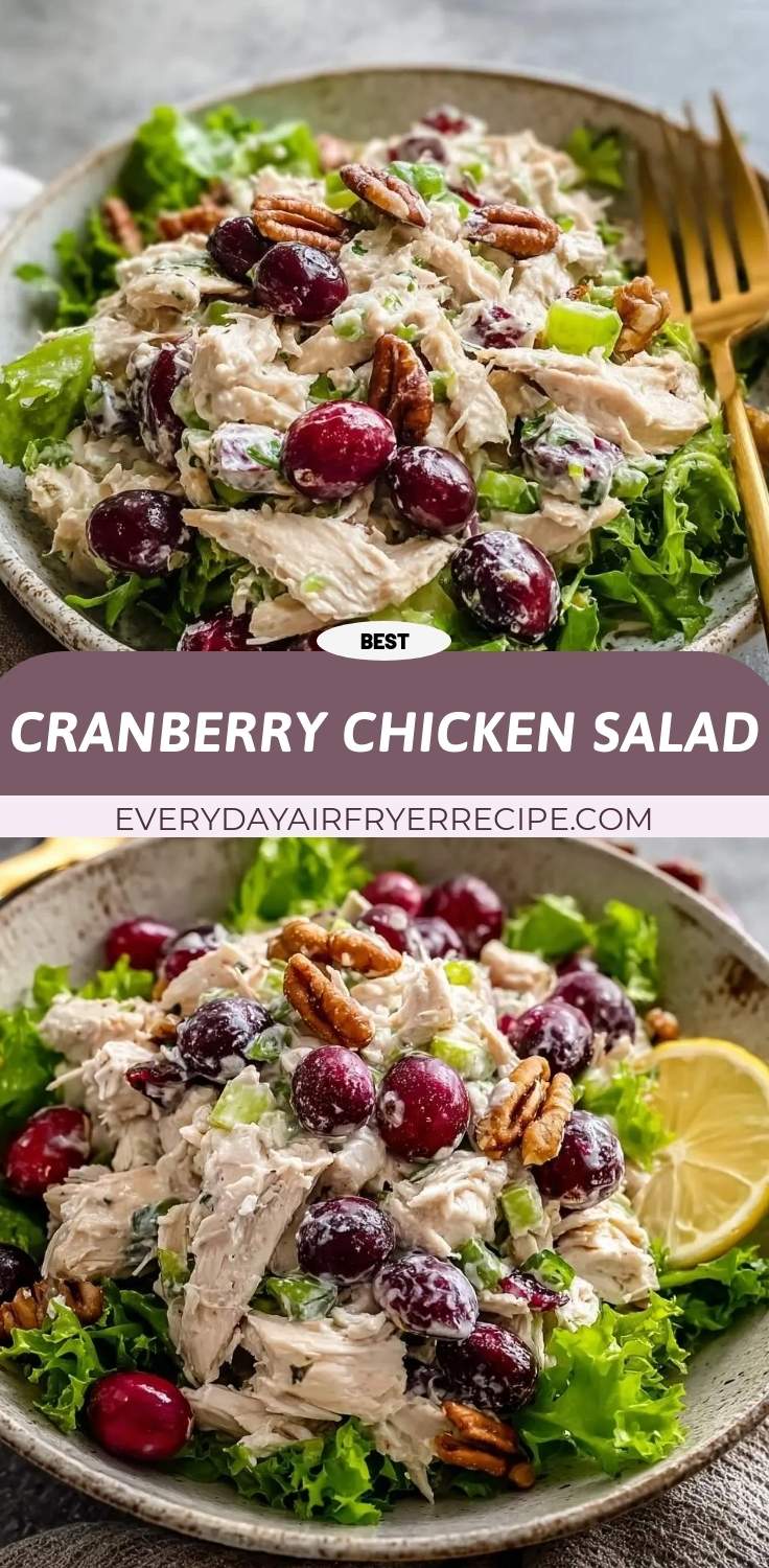 cranberry chicken salad pinterest