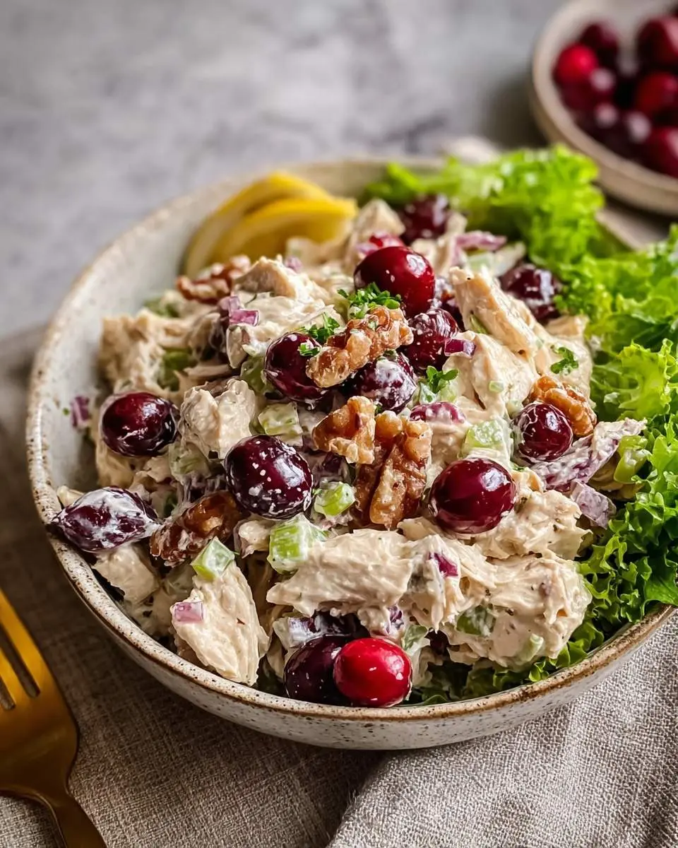 cranberry chicken salad recipe