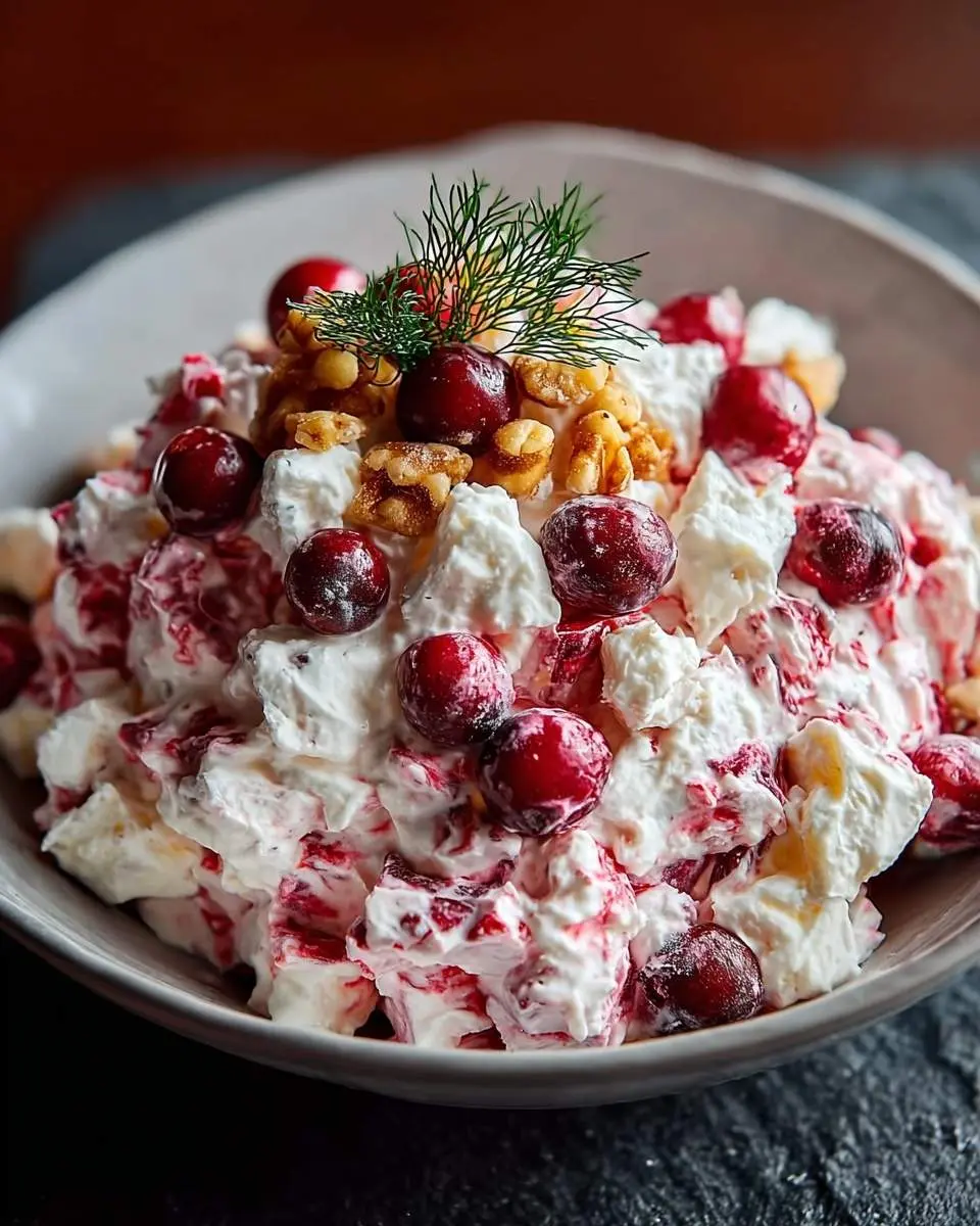 cranberry fluff salad