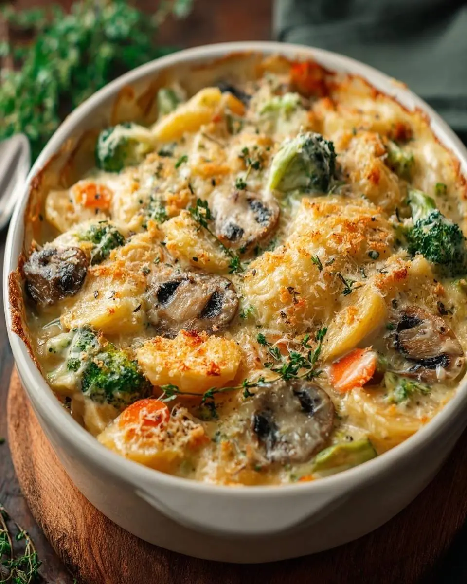 creamy vegetable casserole recipe 1