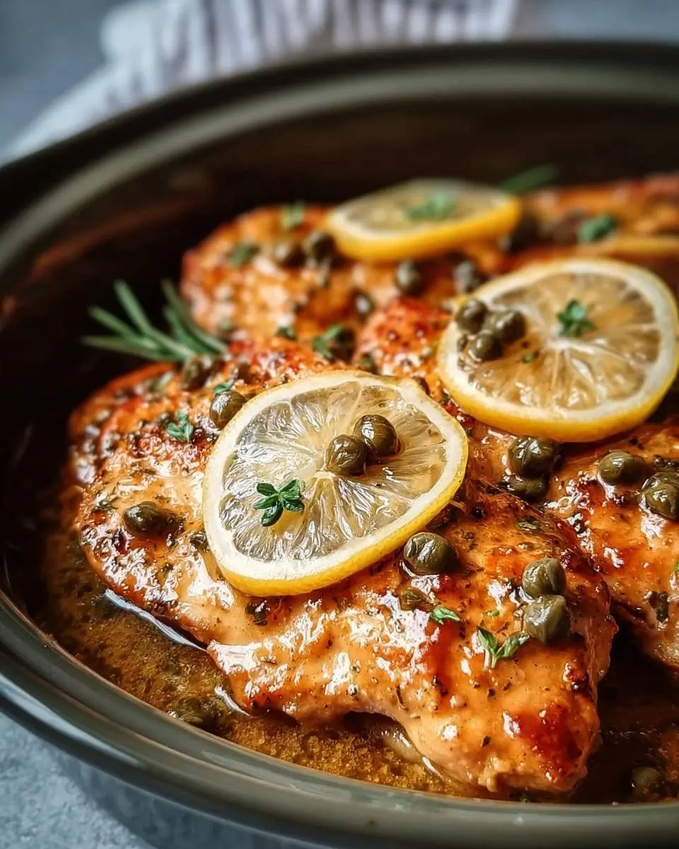 crockpot chicken piccata recipe