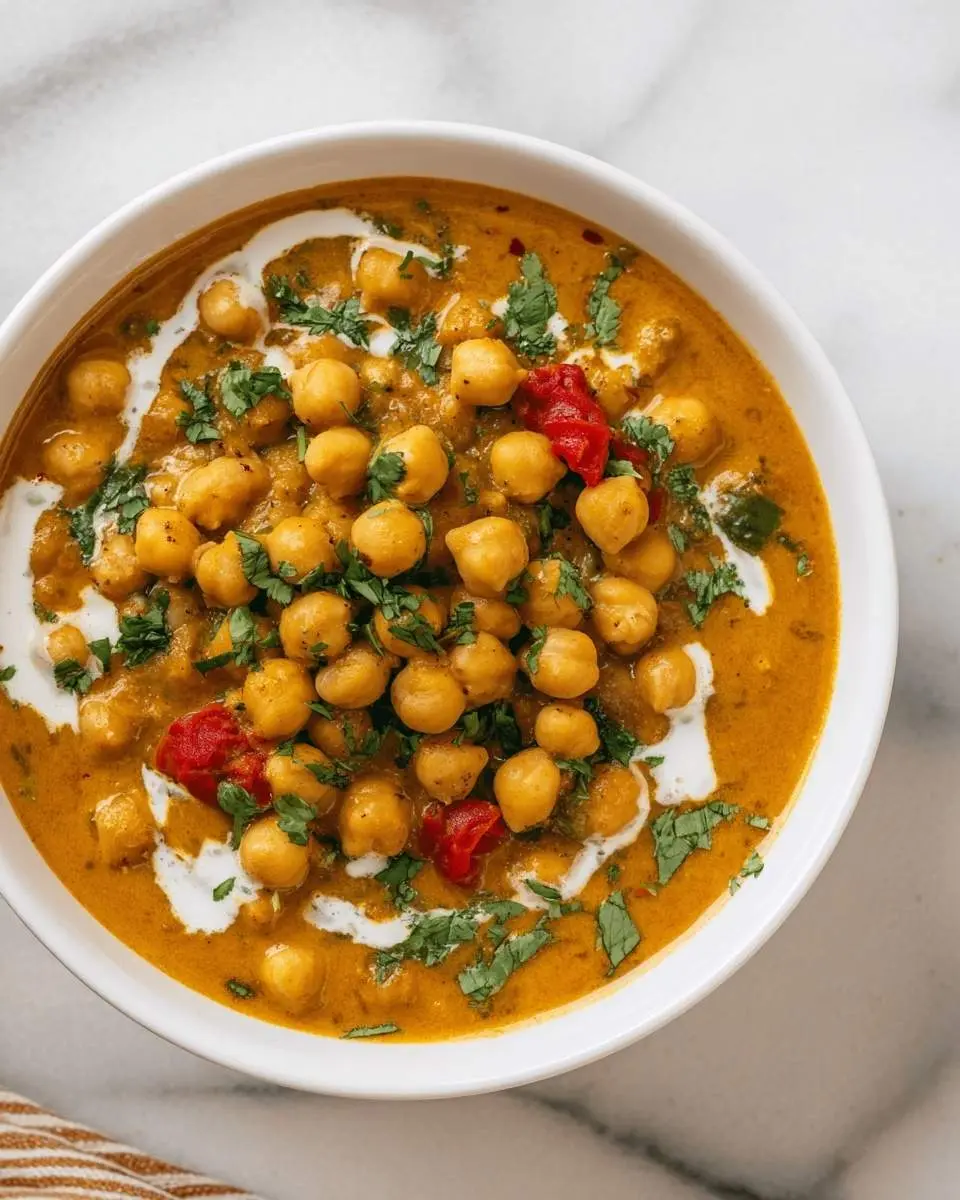 crockpot chickpea curry