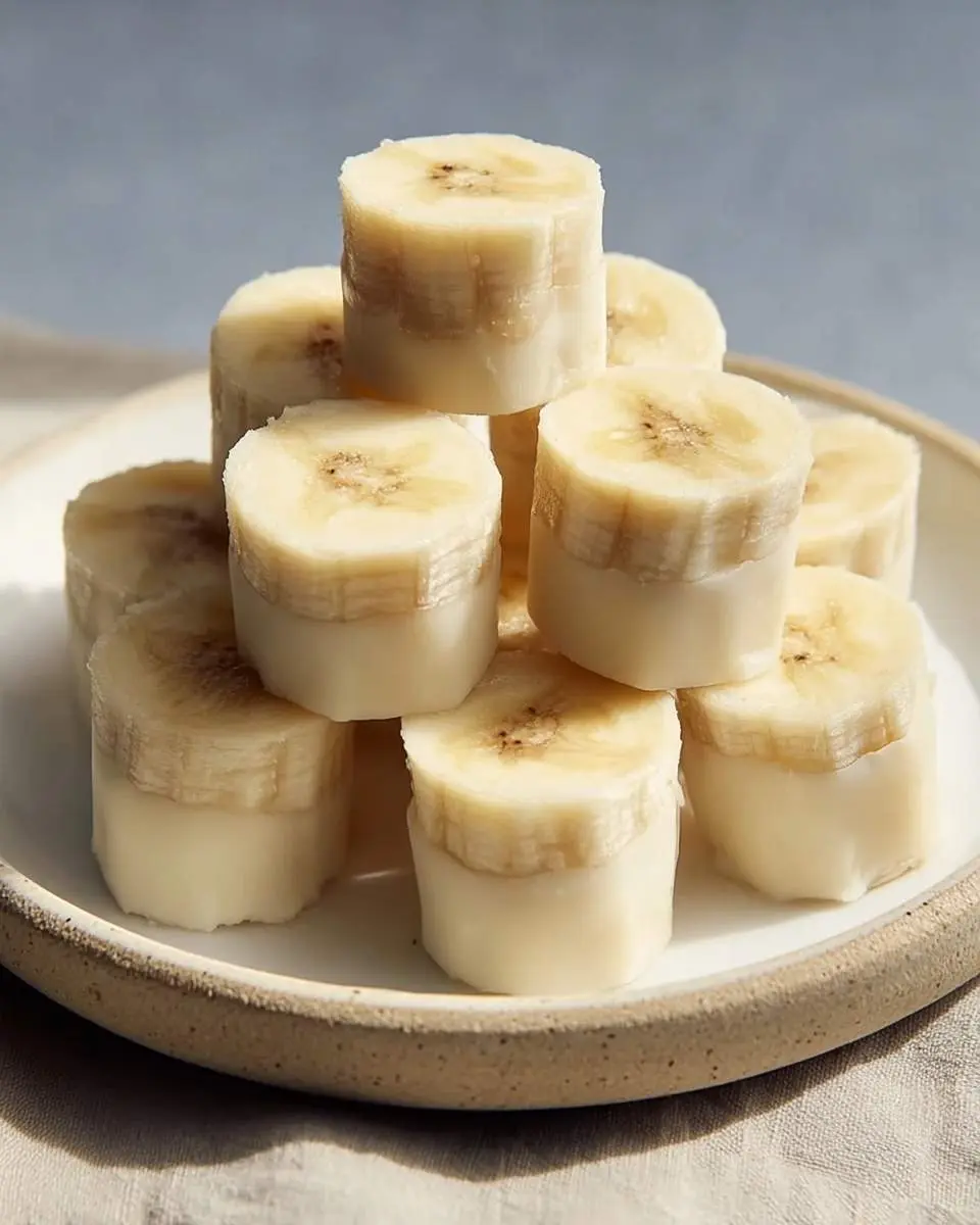 frozen banana yogurt bites recipe