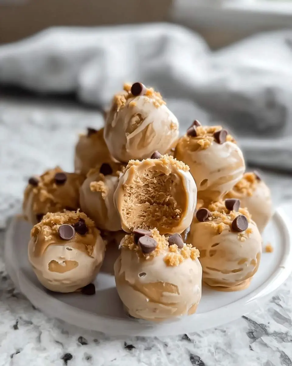 frozen greek yogurt peanut butter bites recipe 1