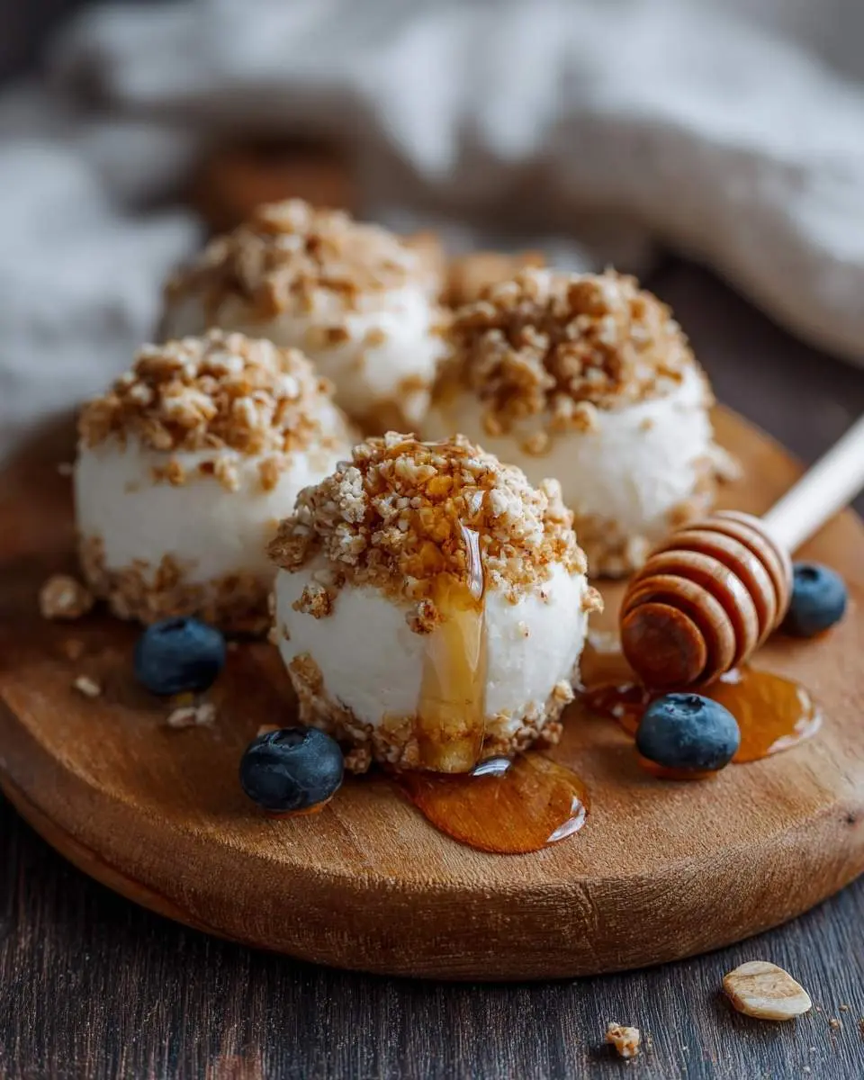 frozen honey yogurt bites recipe
