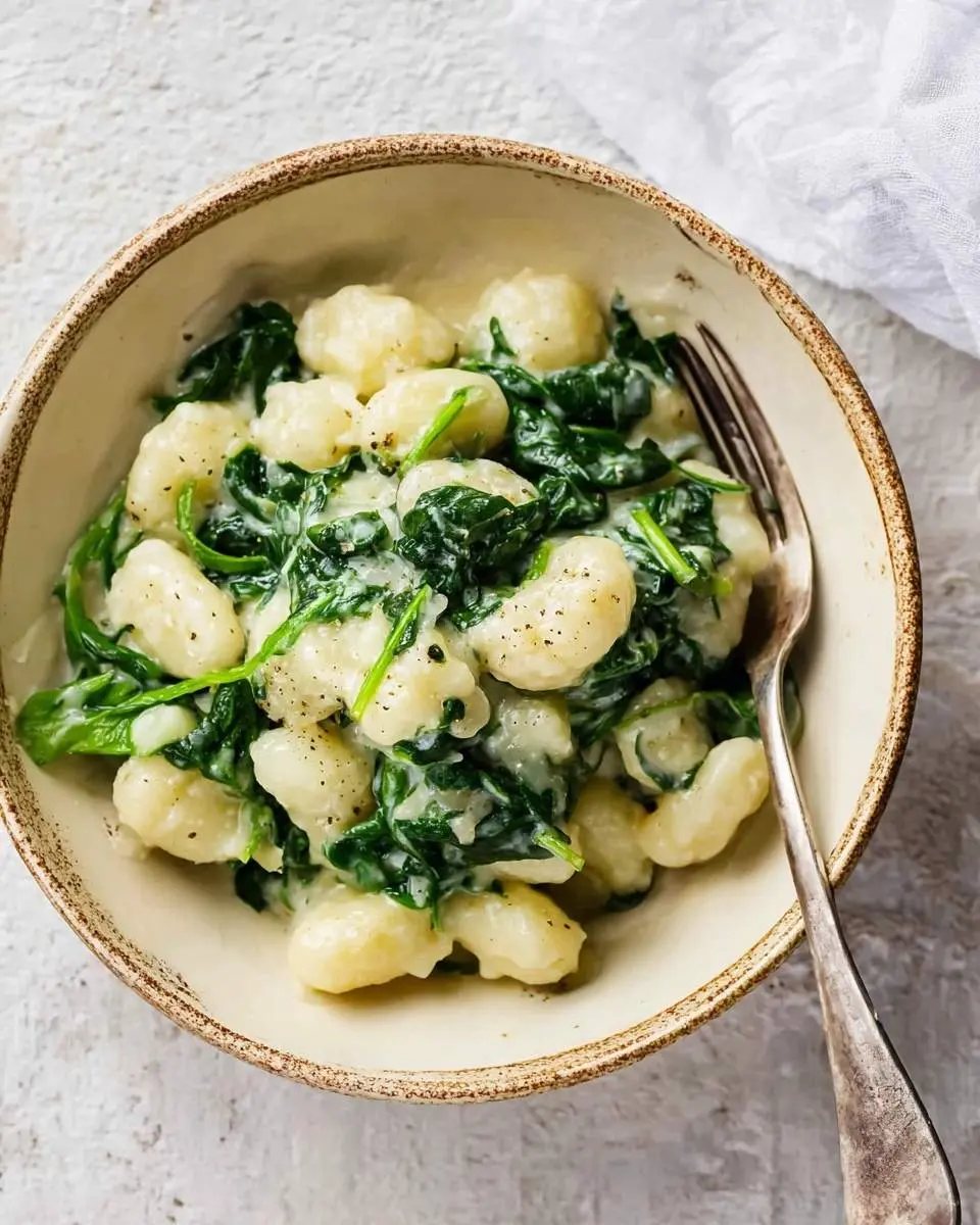 gnocchi with spinach recipe