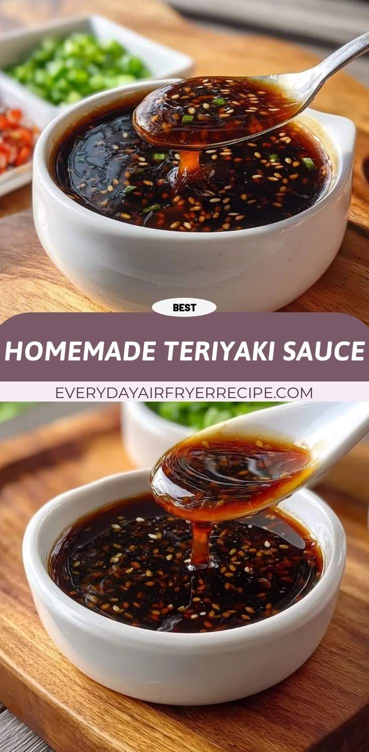 homemade teriyaki sauce pinterest