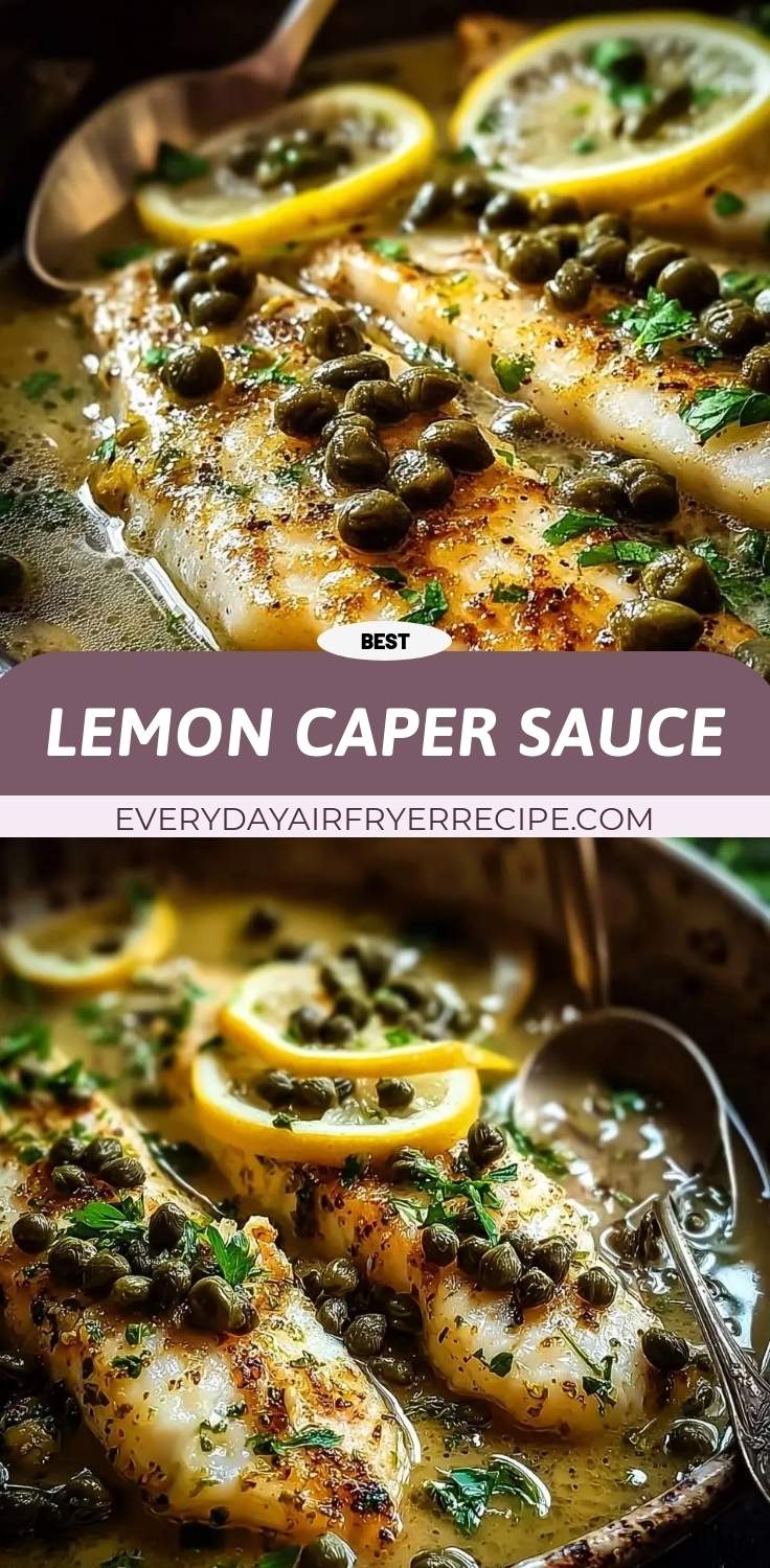 lemon caper sauce pinterest