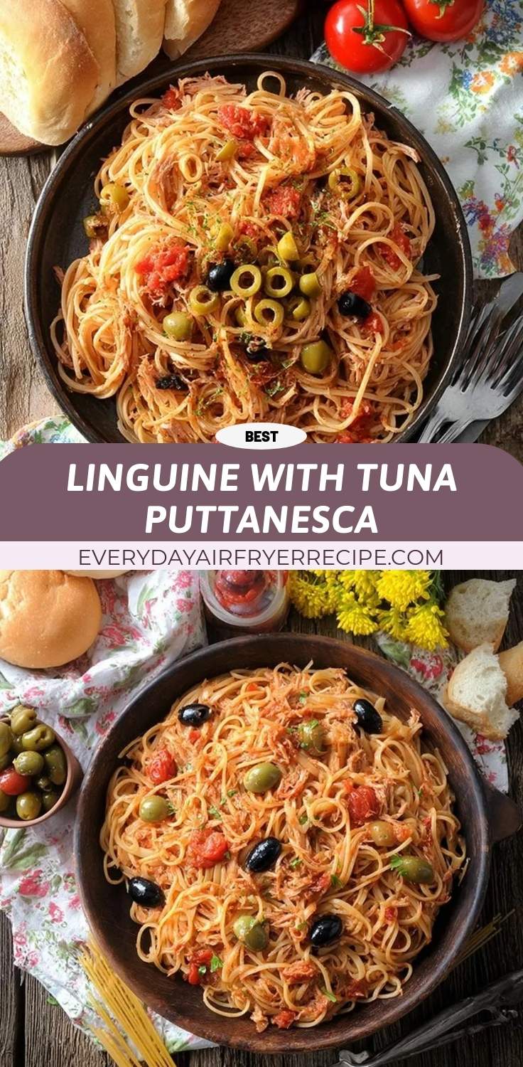 linguine with tuna puttanesca pinterest