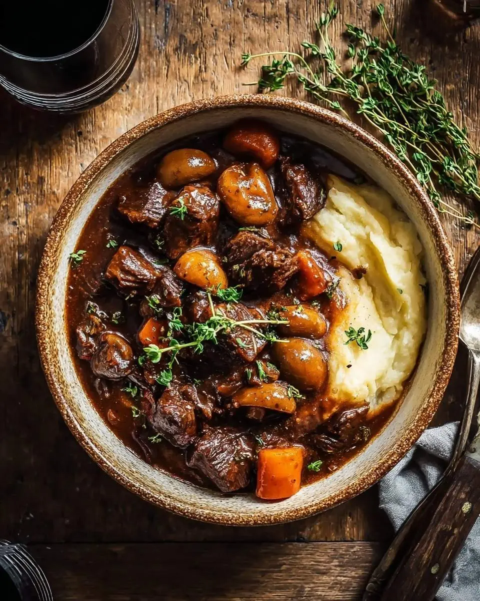 one pot beef bourguignon