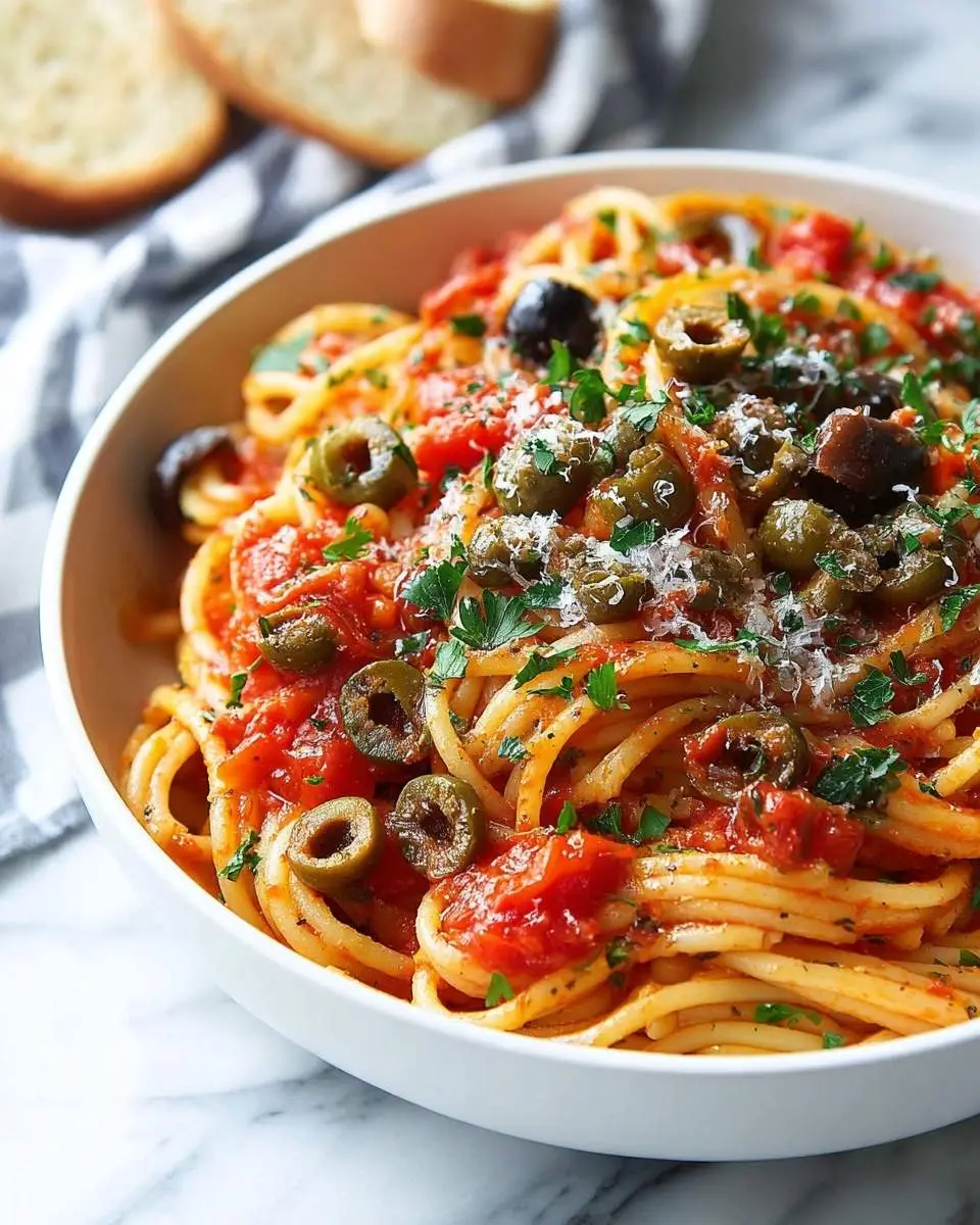pasta puttanesca recipe 1