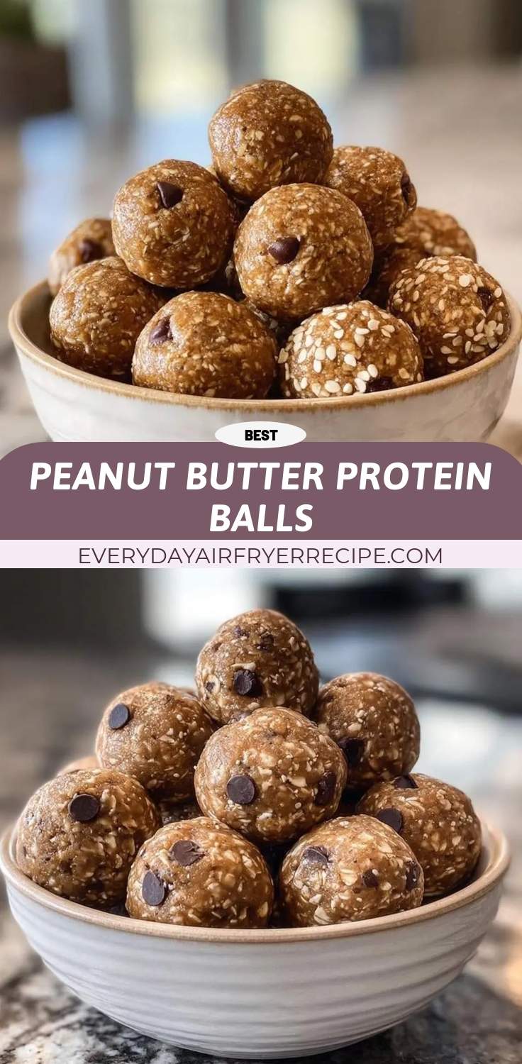 peanut butter protein balls pinterest