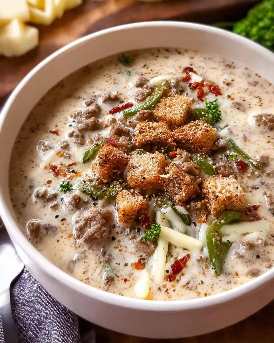 philly cheesesteak soup recipe 1