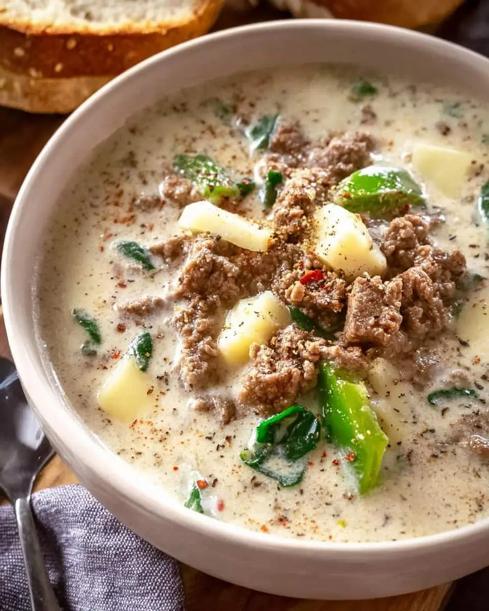 philly cheesesteak soup recipe