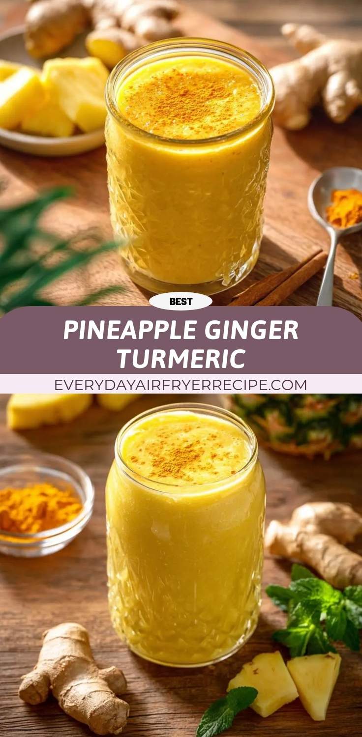 pineapple ginger turmeric pinterest