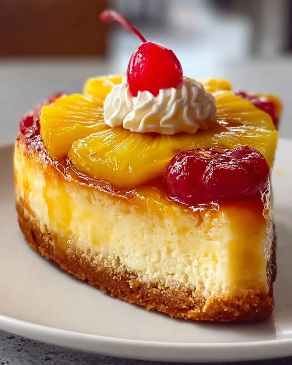 pineapple upside down cheesecake