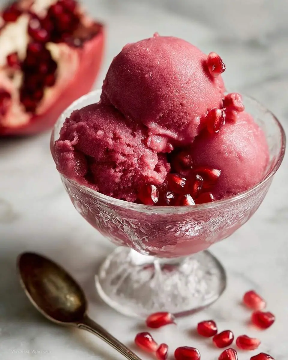 pomegranate sorbet recipe 1